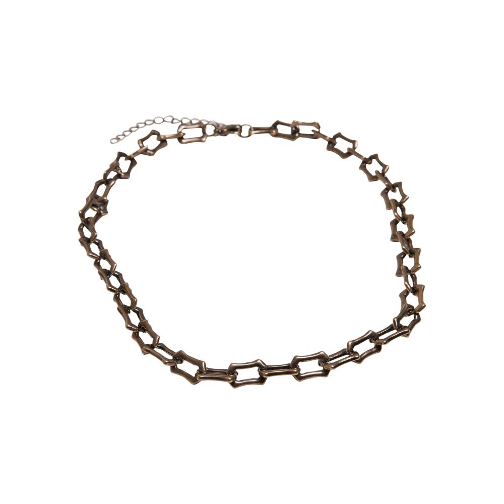 Urban Classics - Chunky Chain Necklace antiquebrass Ketting - Bronskleurig